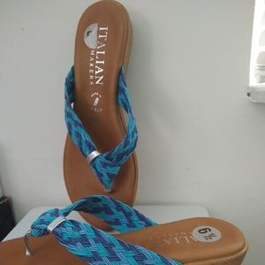 Woman sandal size 6.5 Italian shoemaker